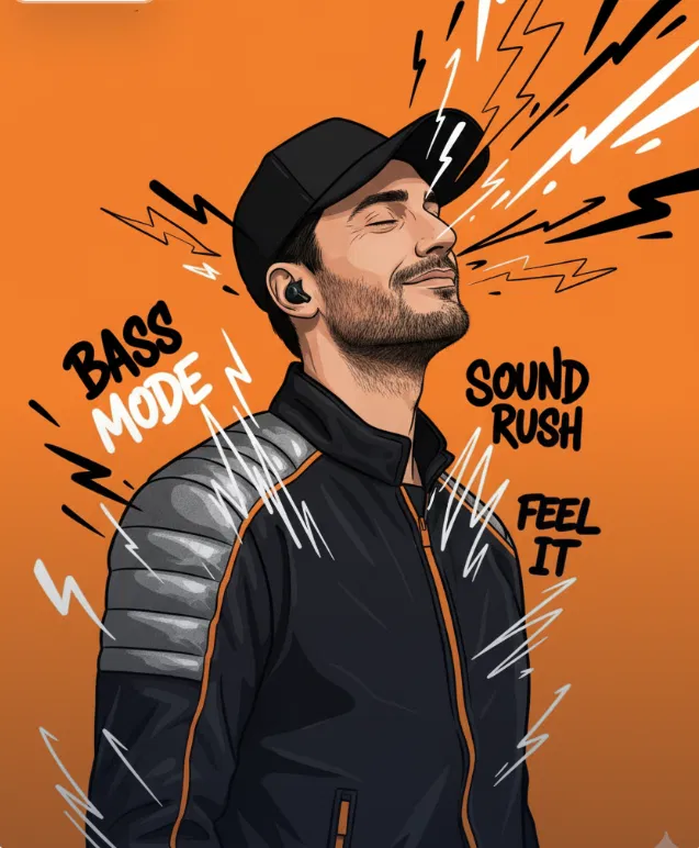 Bold Vector Music Vibe Portrait