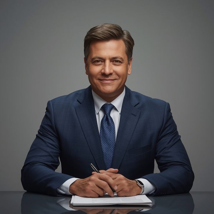CEO Desk Portrait