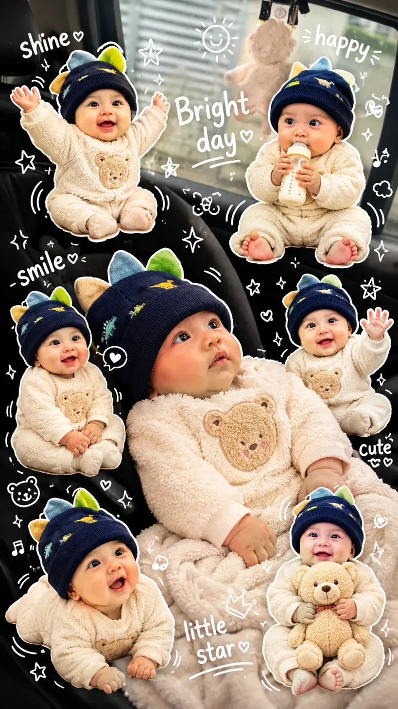 Baby Doodle Collage